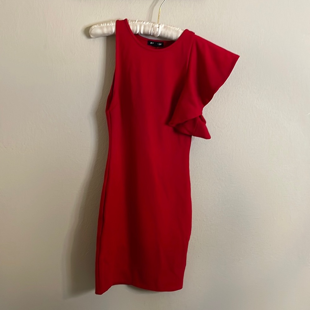 Red Max + Ash Bodycon Dress